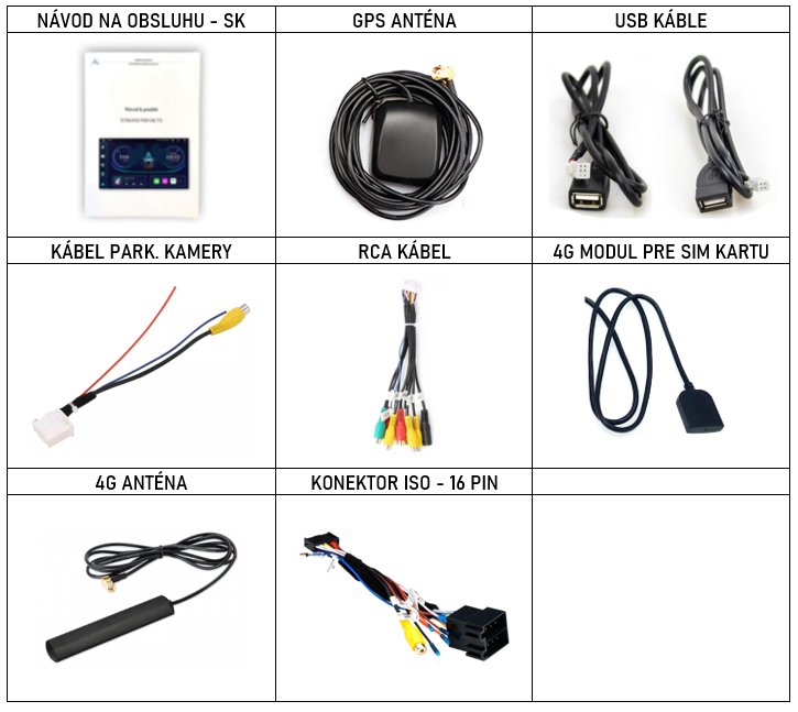 SK Prislusenstvo Autorádio 2DIN Xtrons IAP12-UN04 evtech.sk